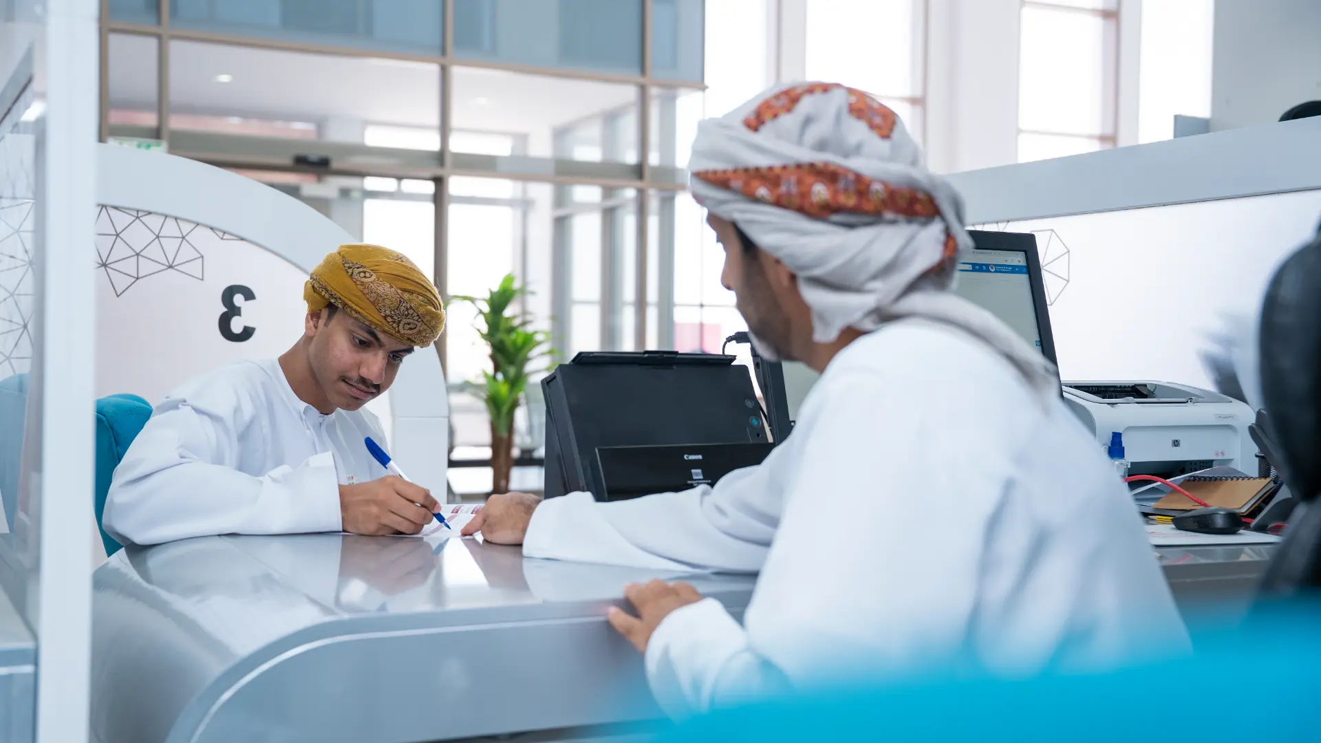 MDAD staff member assisting a learner at the academy service desk